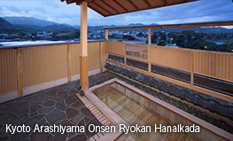 Kyoto Arashiyama Onsen Ryokan Hanaikada